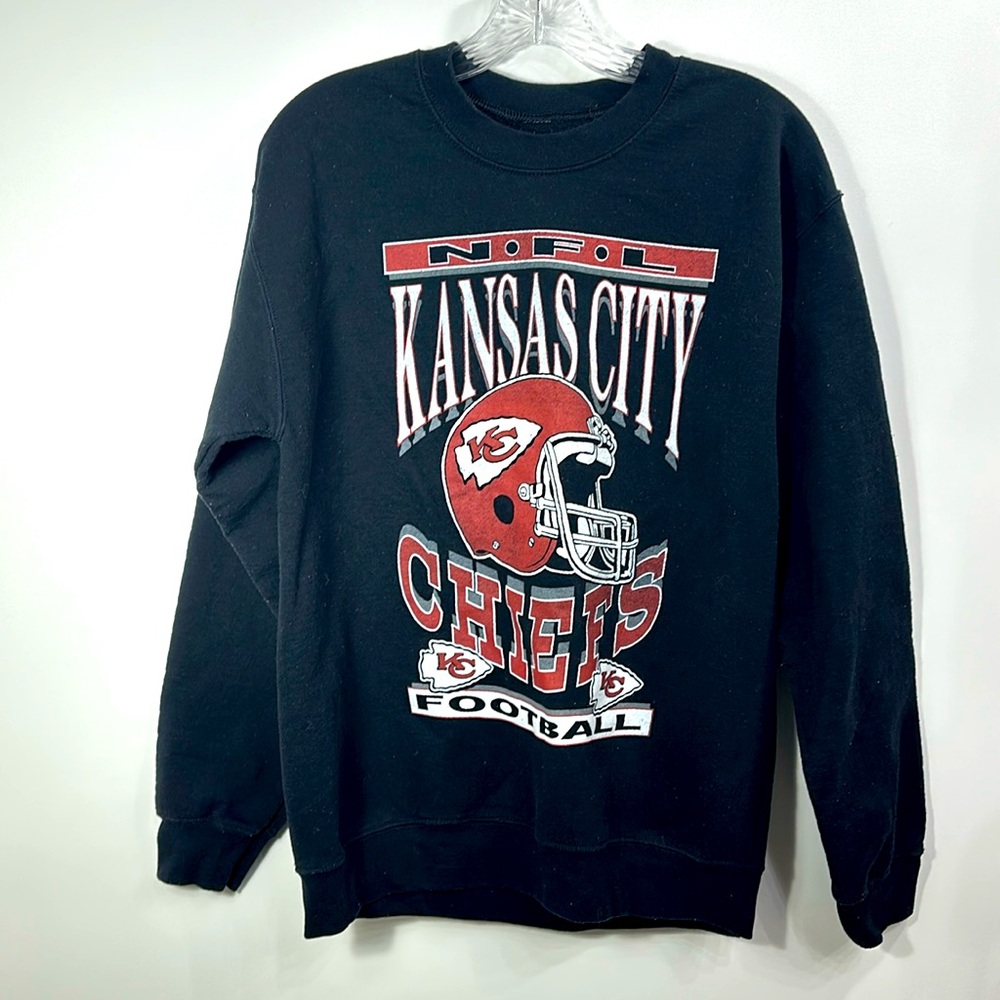 Junk Food Kansas City Chiefs Black Sweatshirt size small